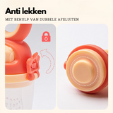 Baby Fruit Speen met Siliconen Voedingshouder – Groen & Roze