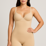 Naadloze Shapewear Bodysuit met Pijpjes voor Corrigerende Look