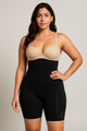 Naadloze Shapewear Bodysuit met Pijpjes voor Corrigerende Look.