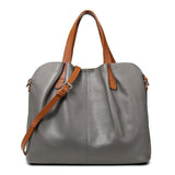 Dames Grijs Leren Tas