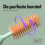 Siliconen Flessenborstel Set Roze & Groen