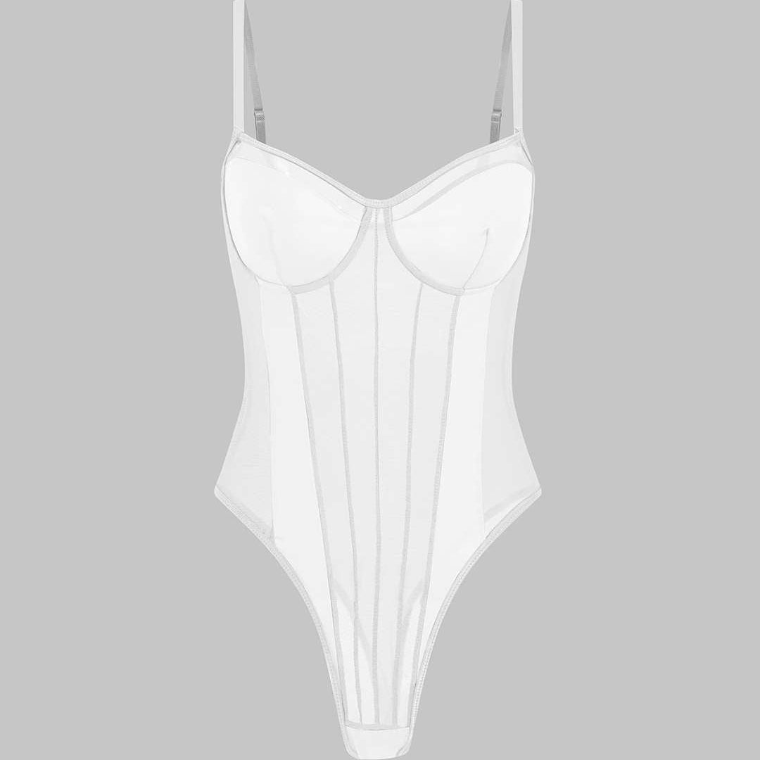 Corrigerende Corset Bodysuit met Verstevigde Cups