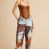 Corrigerende Corset Bodysuit met Verstevigde Cups