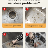Gootsteen Afvoerfilter – 2-in-1 Keukenfilter