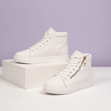 Hoge Sneakers met Rits en Comfortabele Pasvorm