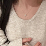 Minimalistische Kristal Hanger Ketting Dames – Tijdloze Elegantie