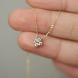 Minimalistische Kristal Hanger Ketting Dames – Tijdloze Elegantie