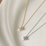 Minimalistische Kristal Hanger Ketting Dames – Tijdloze Elegantie