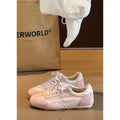 Casual Sneakers met Suède Details voor Comfortabele en Trendy Look.