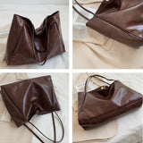 Ruime schoudertas voor dames, minimalistisch design