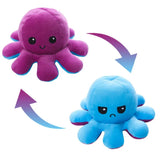 Omkeerbare Octopus Knuffel – Roze & Blauw