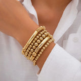 Dames kralen armbanden set van 5 stuks