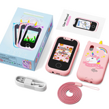 Kinder Smartphone Speelgoed met Touchscreen – Roze & Blauw