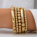 Dames kralen armbanden set van 5 stuks