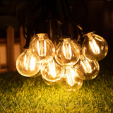 LED Lichtsnoer met Transparante Lampen Warm Wit