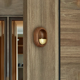 Houten Vogel Deurbel Bruin met Messing Bel