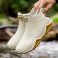 Waterdichte Regenlaarzen met Antislip Zool.