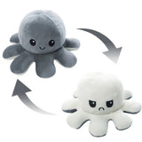 Omkeerbare Octopus Knuffel – Roze & Blauw