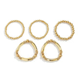 Dames kralen armbanden set van 5 stuks