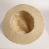 Strohoed met Smalle Rand Zomer Elegant Design