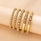 Dames kralen armbanden set van 5 stuks