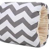 Pluche Huisdier Tunnelbed met Patroon – Grijs & Blauw
