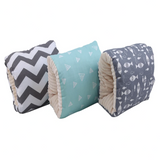 Pluche Huisdier Tunnelbed met Patroon – Grijs & Blauw