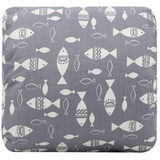 Pluche Huisdier Tunnelbed met Patroon – Grijs & Blauw