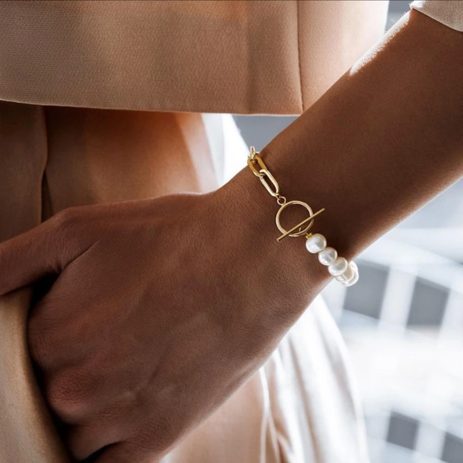 Sieradenset met Parels – Tijdloos & Elegant - Armband & Ketting.