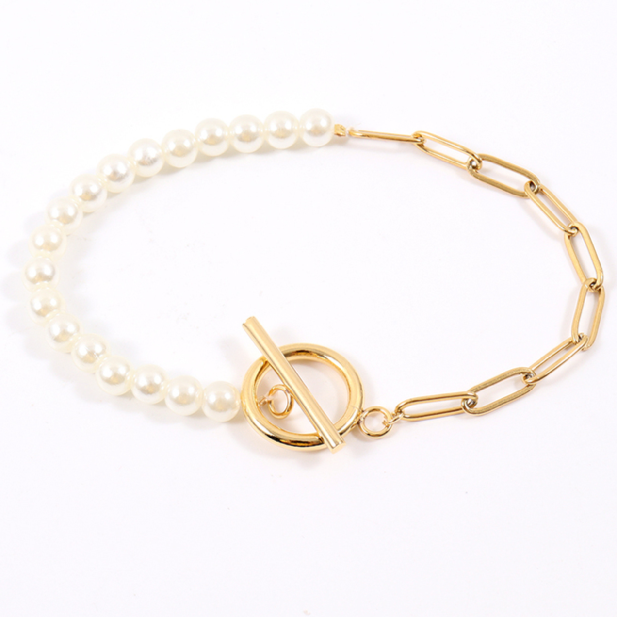 Sieradenset met Parels – Tijdloos & Elegant - Armband & Ketting.