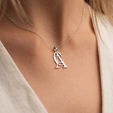 Gouden Letter Ketting met Initialen