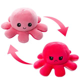 Omkeerbare Octopus Knuffel – Roze & Blauw