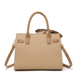 Charlotte | Beige Gestructureerde Handtas met Sjaal