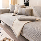 Bankhoes met Gewatteerd Patroon – Beige