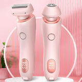 2-in-1 Dames Scheerapparaat Roze Oplaadbaar