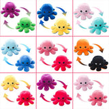 Omkeerbare Octopus Knuffel – Roze & Blauw