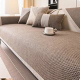 Bankhoes met Gewatteerd Patroon – Beige