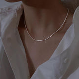 Dubbele Ketting met Fijne Schakel voor Elegante Look
