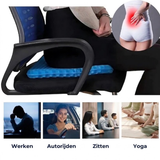 Gel Zitkussen – Ergonomisch Honingraat Zitkussen Blauw