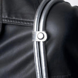 Compacte mini city tote bag met schouderbanden