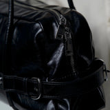 Compacte mini city tote bag met schouderbanden
