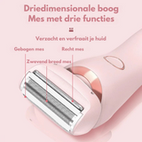 2-in-1 Dames Scheerapparaat Roze Oplaadbaar