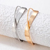 Minimalistische Armband Set met Open Design voor Elegante Look