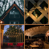LED Lichtsnoer met Transparante Lampen Warm Wit