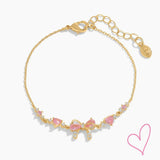 Vlinder Ketting met Kristallen voor Speelse en Elegante Look