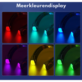 Oplaadbare Nekventilator Blauw met Display