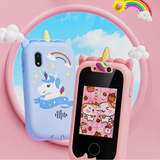 Kinder Smartphone Speelgoed met Touchscreen – Roze & Blauw