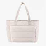 Gewatteerde Shopper Tas met Ruim Interieur.