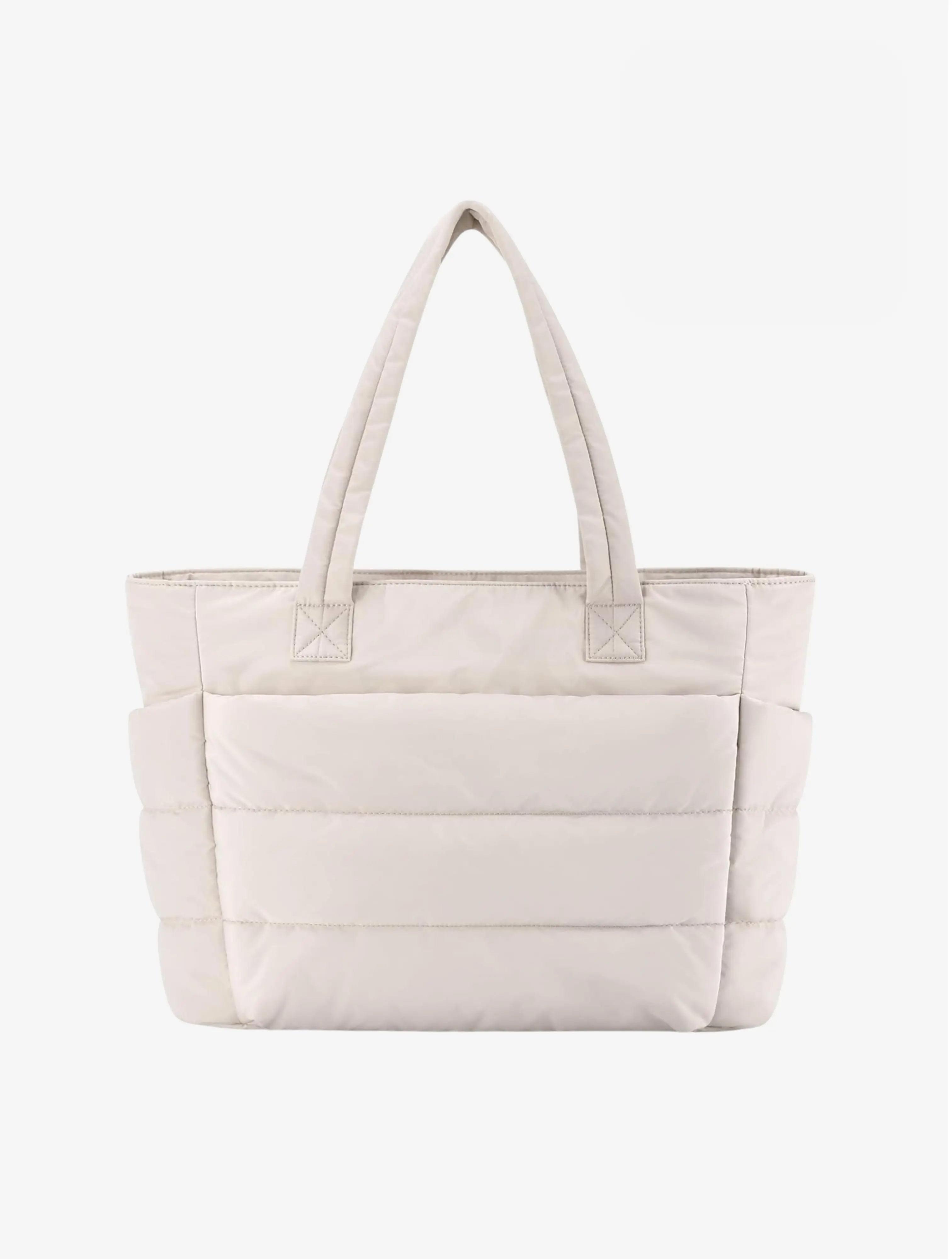 Gewatteerde Shopper Tas met Ruim Interieur.