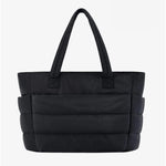 Gewatteerde Shopper Tas met Ruim Interieur.